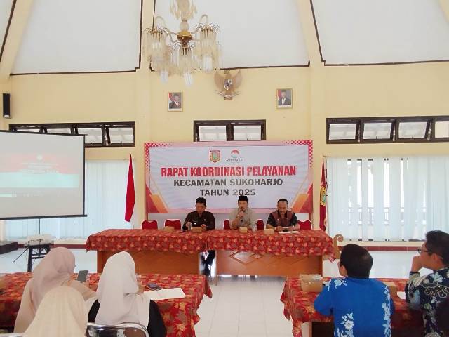 RAKOR ADMINISTRASI KEPENDUDUKAN KECAMATAN SUKOHARJO